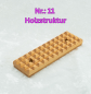 Preview: Modulares Paddle aus Eichenholz mit Wechsel-Inlays – Handarbeit, Set mit Ständer