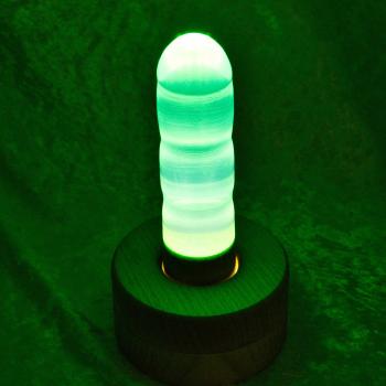 Leuchtdildo mit Ständer in verschiedenen Farben
