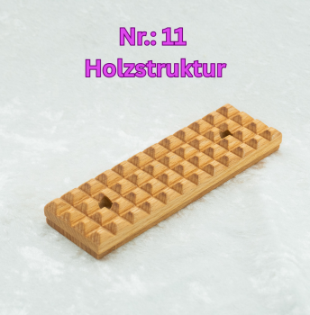 Modulares Paddle aus Eichenholz mit Wechsel-Inlays – Handarbeit, Set mit Ständer