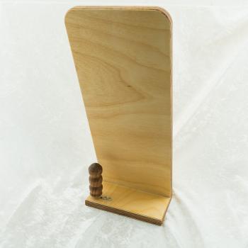 Modulares Paddle aus Eichenholz mit Wechsel-Inlays – Handarbeit, Set mit Ständer