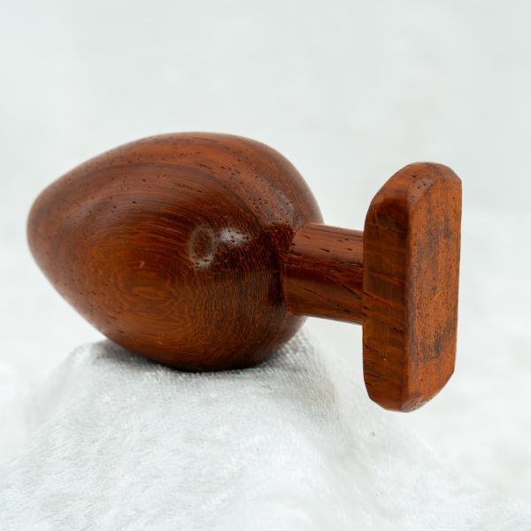 Padouk Weihnachts-Bundle – hochwertiger Holzdildo + 2 Analplugs