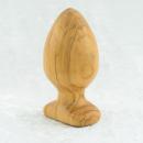 Analplug aus Olivenholz mit schmalem Griff